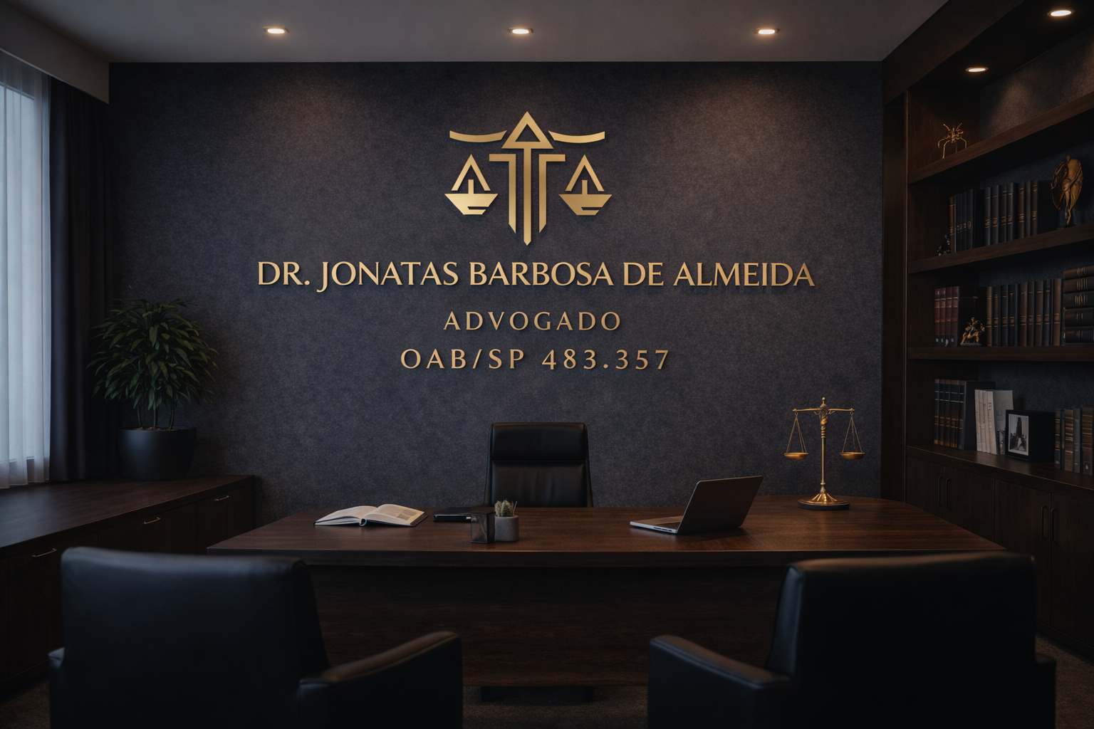 Ambiente do escritório do Dr. Jonatas Barbosa